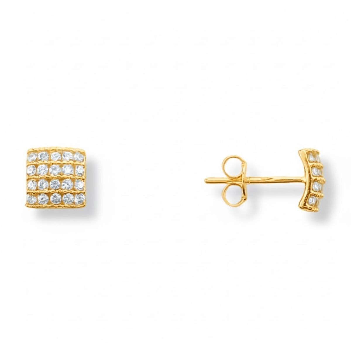 Brinco Prata 925 Folheada Ouro 18k