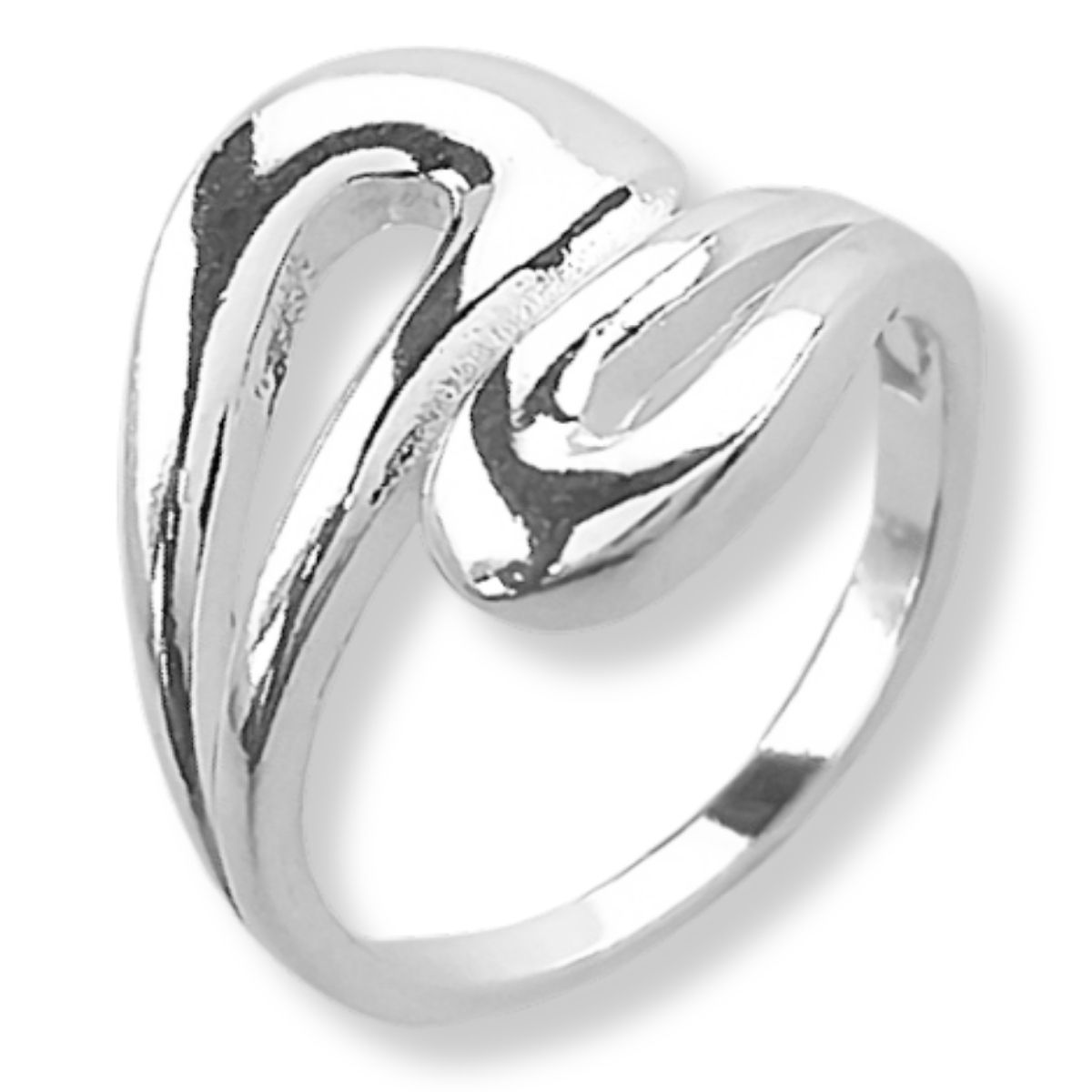Anel Prata 925 Design Orgânico 