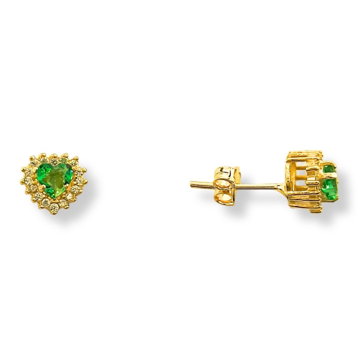 Brinco Prata 925 Folheada Ouro 18k Zircô ...
